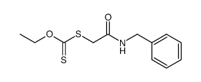 S-(benzylcarbamoyl)methyl O-ethyl-carbonodithioate结构式
