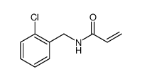 2-PROPENAMIDE, N-[(2-CHLOROPHENYL)METHYL]- Structure