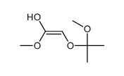 1-methoxy-2-(2-methoxypropan-2-yloxy)ethenol Structure