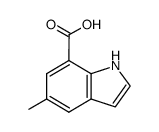 5-methyl-1H-indole-7-carboxylic acid Structure