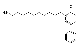 2-(7-(aminodecyl))-6-phenyl-3(2H)-pyridazinone Structure