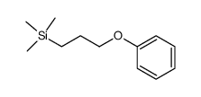 3-(trimethylsilyl)propyl phenyl ether结构式