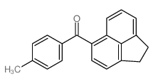 acenaphthen-5-yl-(4-methylphenyl)methanone structure