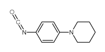 1-(4-异氰酰基苯基)哌啶结构式