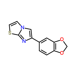 6-(1,3-Benzodioxol-5-yl)imidazo[2,1-b][1,3]thiazole结构式