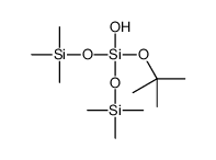 hydroxy-[(2-methylpropan-2-yl)oxy]-bis(trimethylsilyloxy)silane结构式