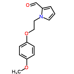 1-[2-(4-Methoxyphenoxy)ethyl]-1H-pyrrole-2-carbaldehyde结构式
