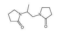 1-[2-(2-oxopyrrolidin-1-yl)propyl]pyrrolidin-2-one Structure