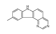 10-methyl-7H-pyrimido[5,4-c]carbazole结构式