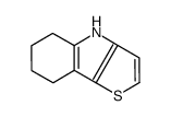 5,6,7,8-tetrahydro-4H-thieno[3,2-b]indole结构式