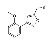 5-(bromomethyl)-3-(2-methoxyphenyl)-1,2-oxazole Structure