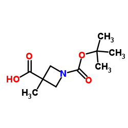 1-(叔丁氧基羰基)-3-甲基氮杂环丁烷-3-羧酸图片