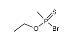 methyl-phosphonobromidothioic acid O-ethyl ester Structure