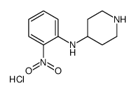(2-Nitro-phenyl)-piperidin-4-yl-amine hydrochloride结构式