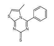 6-methyl-4-phenyl-[1,3]thiazolo[3,2-a][1,3,5]triazine-2-thione Structure