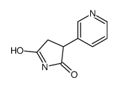 3-pyridin-3-ylpyrrolidine-2,5-dione结构式