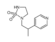 2-(2-pyridin-4-ylpropyl)-1,2,5-thiadiazolidine 1,1-dioxide Structure