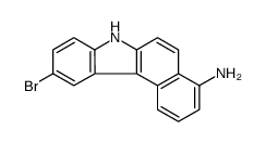 10-bromo-7H-benzo[c]carbazol-4-amine结构式