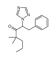 4,4-dimethyl-1-phenyl-2-(1,2,4-triazol-1-yl)heptan-3-one Structure