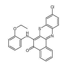 9-chloro-6-(2-ethoxyanilino)benzo[a]phenothiazin-5-one Structure