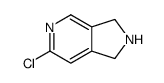 6-chloro-2,3-dihydro-1H-pyrrolo[3,4-c]pyridine Structure