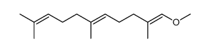 (5E)-1-methoxy-2,6,10-trimethylundeca-1,5,9-triene结构式
