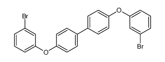1-bromo-3-[4-[4-(3-bromophenoxy)phenyl]phenoxy]benzene结构式