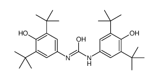 1,3-bis(3,5-ditert-butyl-4-hydroxyphenyl)urea结构式