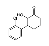 3-(2-chlorophenyl)-2-hydroxycyclohex-2-en-1-one结构式