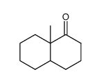 1(2H)-Naphthalenone, octahydro-8a-methyl-结构式