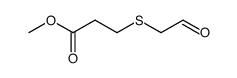 methyl 3-(formylmethylthio)propanoate结构式