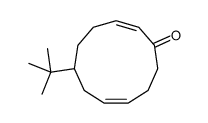 6-tert-butylcycloundeca-2,8-dien-1-one Structure