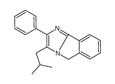 3-(2-methylpropyl)-2-phenyl-5H-imidazo[2,1-a]isoindole结构式