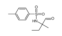 4-methyl-N-(2-methyl-1-oxobutan-2-yl)benzenesulfonamide结构式