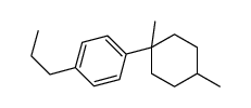 1-(1,4-dimethylcyclohexyl)-4-propylbenzene Structure