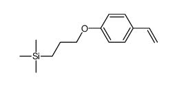 3-(4-ethenylphenoxy)propyl-trimethylsilane结构式