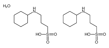 3-(cyclohexylamino)propane-1-sulfonic acid,hydrate Structure