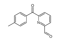 6-(4-methylbenzoyl)pyridine-2-carbaldehyde Structure