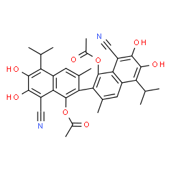 gossylic nitrile-1,1'-diacetate结构式