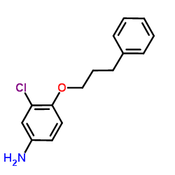 3-Chloro-4-(3-phenylpropoxy)aniline结构式