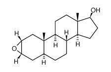 Androstan-17-ol, 2,3-epoxy-, (2alpha,3alpha,5alpha,17beta)-结构式