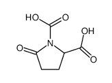 5-oxopyrrolidine-1,2-dicarboxylic acid结构式