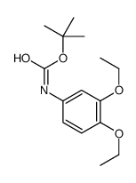 tert-butyl N-(3,4-diethoxyphenyl)carbamate Structure