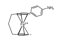 3-(4-aminophenyl)[3]ferrocenophane结构式