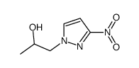 1-(3-nitro-pyrazol-1-yl)-propan-2-ol结构式