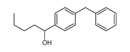 1-(4-benzylphenyl)pentan-1-ol结构式