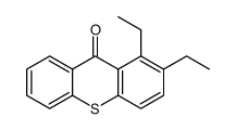 1,2-diethylthioxanthen-9-one Structure