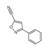 3-Phenylisoxazole-5-carbonitrile structure