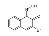 3-bromo-1,2-naphthoquinone-1-oxime结构式