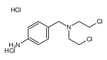 4-[bis(2-chloroethyl)aminomethyl]aniline,dihydrochloride Structure